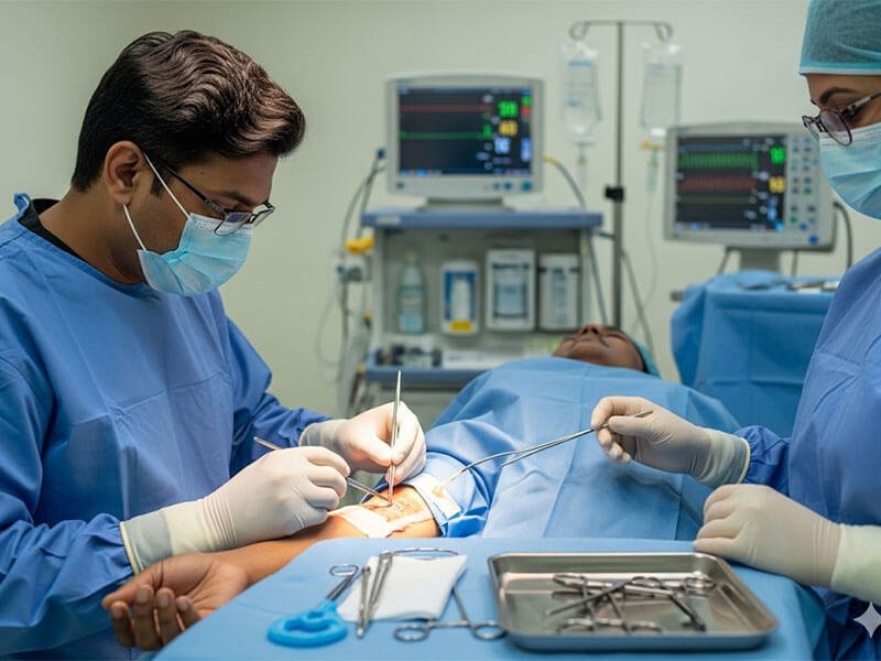 Wound/ Cut Replacement Surgery